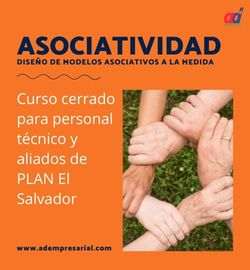 Asociatividad PLAN El Salvador